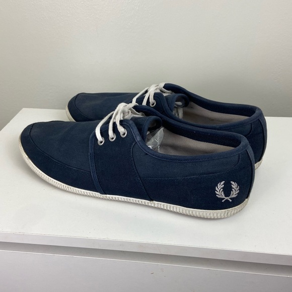 Men’s Fred Perry Tonic Navy Sneakers - Picture 3 of 7